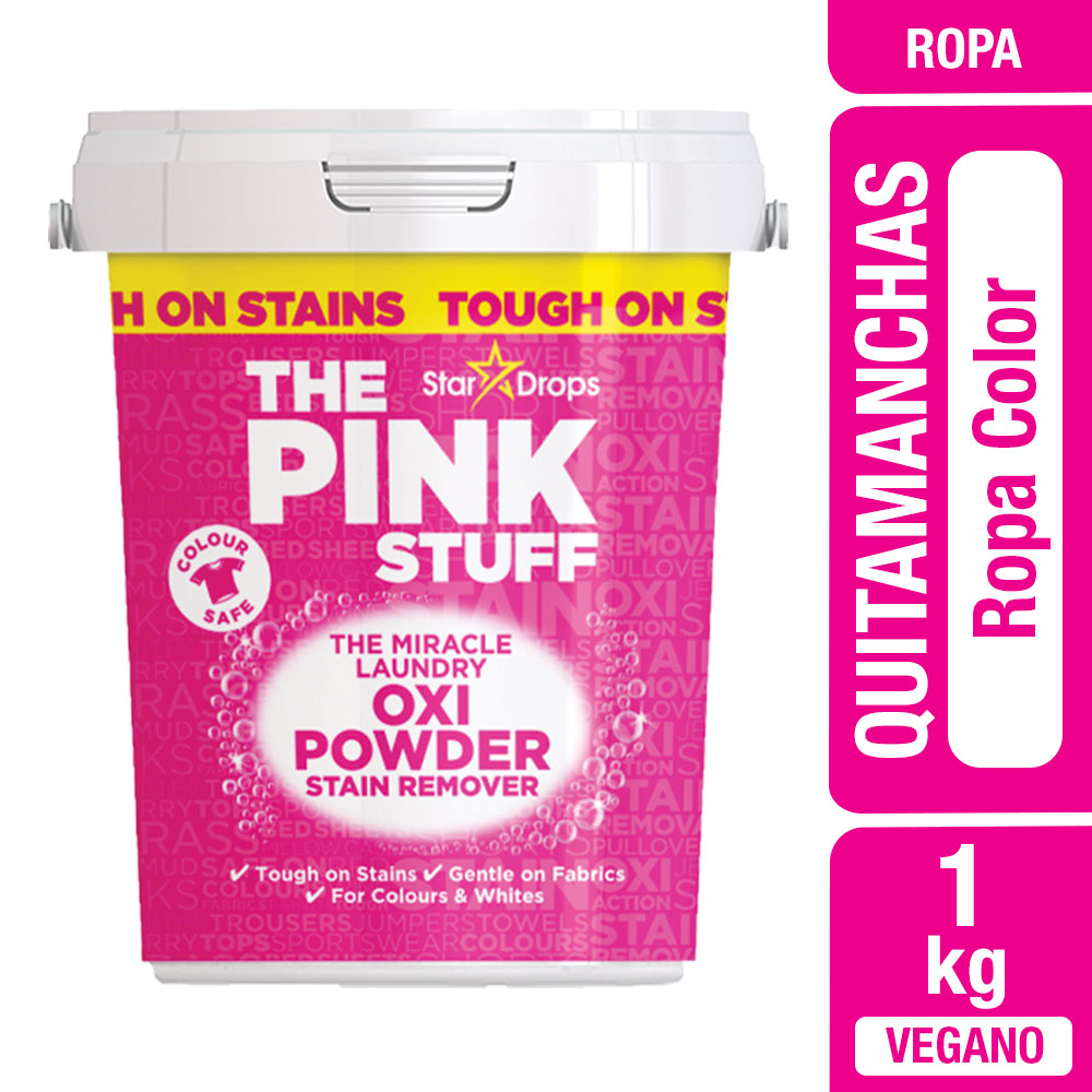 Quitamanchas polvo colores Pink stuff 1Kg