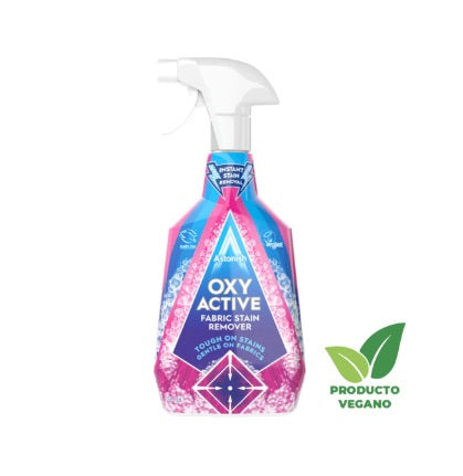 Quitamanchas de Telas Oxy Active aroma Flor de Cerezo 750 ml Astonish - 🌱 Producto Vegano del Reino Unido