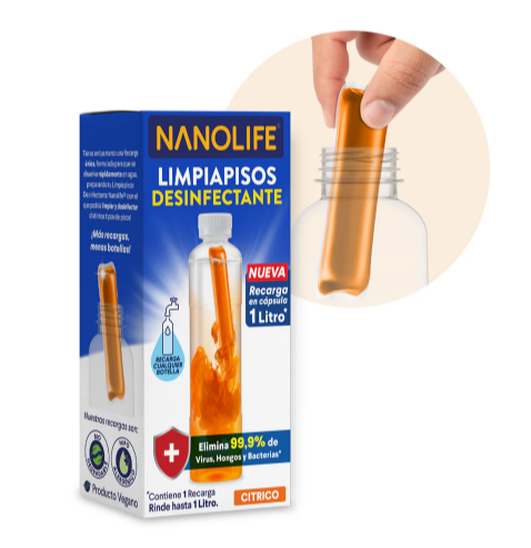 NANOLIFE Recarga Limpiapisos Aroma Cítrico
