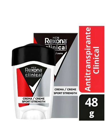 Desodorante en Crema Rexona Clinical Sport Strenght - 48gr