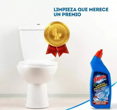 Limpia Inodoro Sapolio 500ml Power Plus