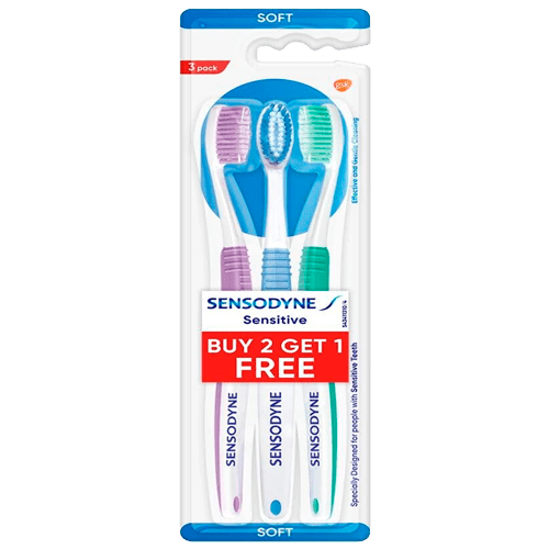 Cepillo sensodyne pack x3 sensible