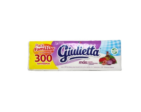 Giulliette Servilletas x 300 unidades
