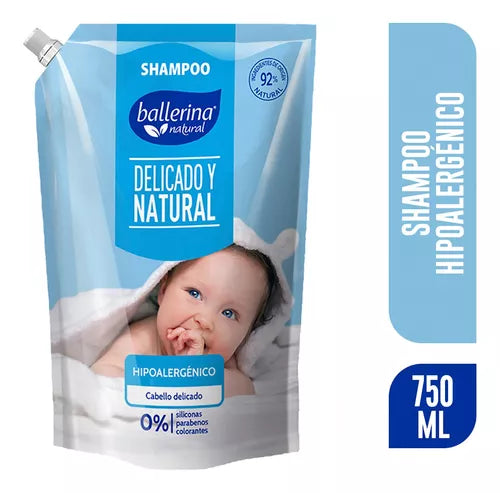 Shampoo Ballerina Hipoalergenico, 750 ml
