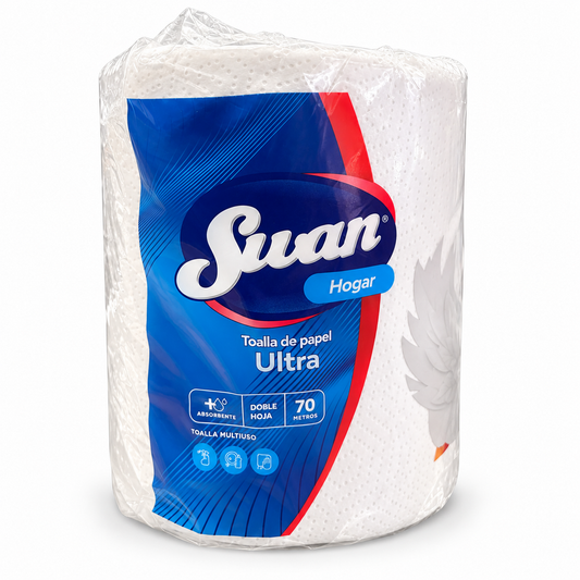 Toalla de Papel Swan Hogar Ultra doble hoja 70 metros
