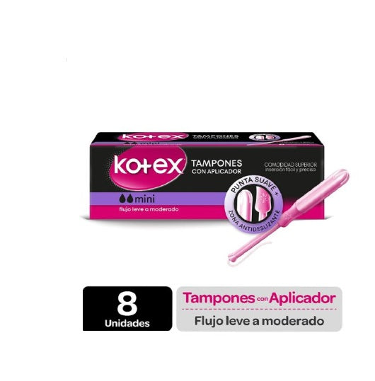 TAMPONES KOTEX MINI 8 unidades