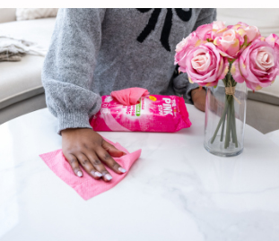 Toallitas Húmedas de Limpieza Multiuso Biodegradables aroma Frutos Frescos The Pink Stuff - 🌱 🇬🇧 Producto Vegano del Reino Unido (72 unidades) 💚 Biodegradable