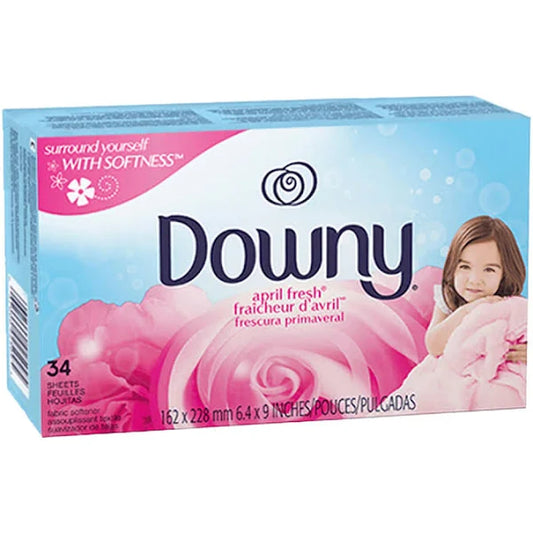 Toallitas DOWNY - Suavizante y Antiestática - Caja con 34 unidades.